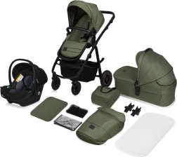 3-in-1 Travel System Stroller Green Forest