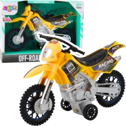 Motocross off-road toy yellow with lights and sounds