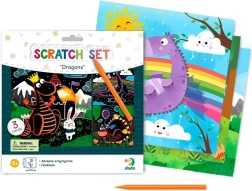 Dodo изстъргващи картинки дракони 20 × 20 см