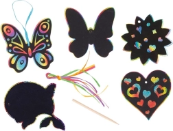 Goki драскащи дъгови картинки за окачване – микс мотиви