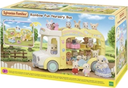 Colorful Bus SYLVANIAN FAMILIES – multifunctional three-story bus for figures
