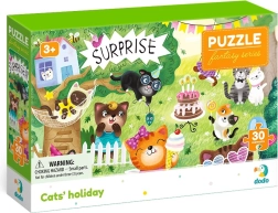 DODO Puzzle Fantasy: Cat Holiday 30 Pieces
