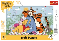 Trefl Winnie the Pooh Puzzle: Pooh Bear's Adventures, 15 Pieces