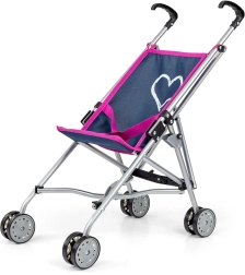 Milly Mally Julia Prestige Navy Doll Stroller