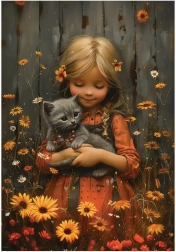 Puzzle Cute Girl XL 260 pieces Anatolian