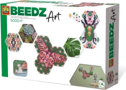 Креативен комплект Beedz Art Hex Ботаника – шестоъгълна мозайка от термокорелки