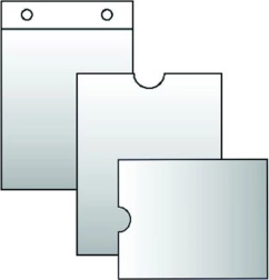 Прозрачен калъф за билети 110x140 мм