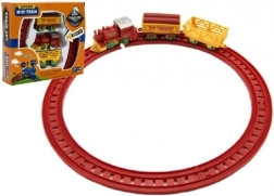 Влакче с навиване с два вагона и релси