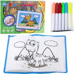 Магическо DIY платно за рисуване с миещи се флумастери