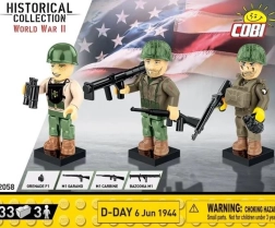 Конструктор COBI HC WWII – D-Day 6. юни 1944 фигурки