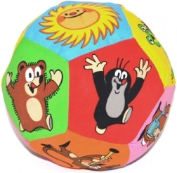 Текстилна топка с мотив Къртичето 15 см