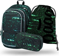 Комплект Baagl Core Numbers: раница, несесер и торба