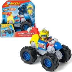 T-Racers Power Trucks Turbo Digger превозно средство 2в1