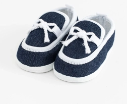 Детски мокасини – пантофки New Baby тъмносини 3–6 месеца