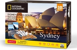 3D пъзел NATIONAL GEOGRAPHIC Сидни, 86 части