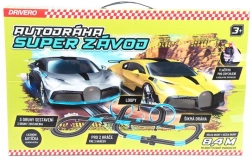 DRIVERO автописта супер състезание 8,4 м с колички BUGATTI