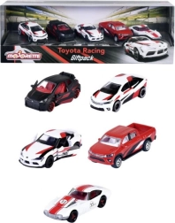 Подаръчен комплект колички TOYOTA Racing 5 бр 1:64