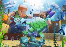 Пъзел Minecraft Мозайка 1000 части