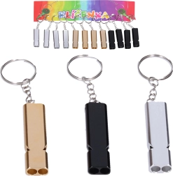 Keychain with Double Whistle