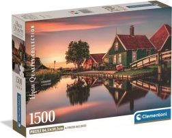 Пъзел CLEMENTONI Историческото селище Заансе Сханс 1500 части