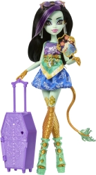 Monster High Страшни тайни Jinafire Long с пътнически аксесоари