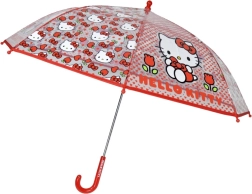 Автоматичен чадър Hello Kitty 48 см червен