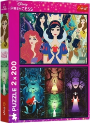 Пъзел 2×200 части Disney PRINCESS – Очарователни принцеси