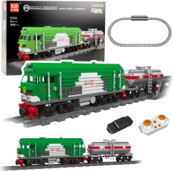 RC Train Building Kit with Tank Car, 1090 pieces