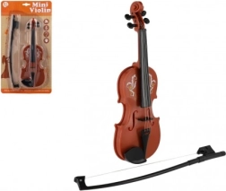 Plastic mini violin 26 cm with bow for children