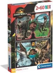 Пъзел Jurassic World 2×60 части CLEMENTONI