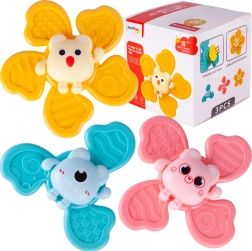Set of 3 Baby Spinner Rattles