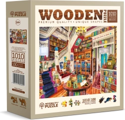 WOODEN CITY Wooden Puzzle Wish in the Library 1010 pieces