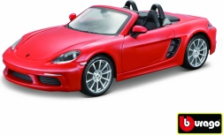 Модел Bburago Porsche 718 Boxster оранжев 1:24
