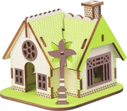 Wooden 3D Puzzle House Ellie
