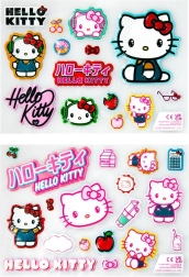 3D стикери HELLO KITTY – комплект 32 бр.