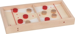 Настолна дървена игра 2 в 1 Super Puck от GOKI
