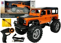 RC кола LAND ROVER Defender 1:14 – оранжева офроуд кола с дистанционно управление 4x4