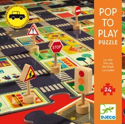 Djeco giant puzzle - city