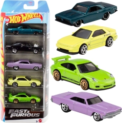Hot Wheels Бързи и яростни – комплект от 5 метални колички