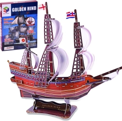 3D пъзел кораб Golden Hind, 108 части