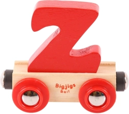 Rail Car Letter Z - Bigjigs Rail