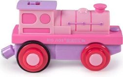 Електрически локомотив Bigjigs Rail розов
