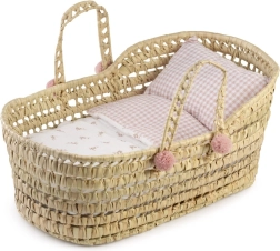 Antonio Juan Moses basket for dolls with bedding