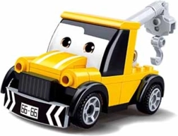 Sluban Power Bricks Yellow Tow Truck with Eyes