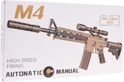 M4 карабина за гелени топчета с аксесоари