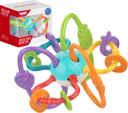 Детска сензорна играчка 2в1 Woopie – дрънкалка и гризалка