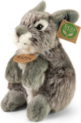 Плюшено зайче сиво 20 см eco friendly