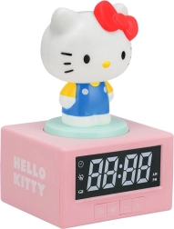 Светещ настолен будилник Hello Kitty с прожекция