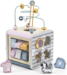 Дървена активна кубче 5-в-1 POLARB от VIGA