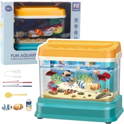 Educational Magnetic Aquarium with LED Backlight and Bubbles